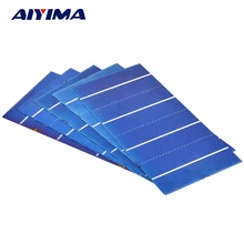 AIYIMA 20Pcs 0.5V 2.1W 156x78MM Solar Panel China Painel Cells DIY Charger Polycrystalline Silicon Placa Solar Bord