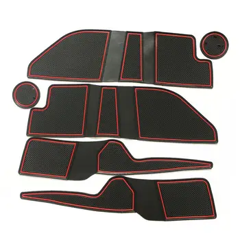 

for Ford Mondeo 2007 - 2012 MK4 Door Groove Mat Anti-slip Rubber Cup Holder Gate Slot Pad Accessories 2008 2009 2010 2011 2013