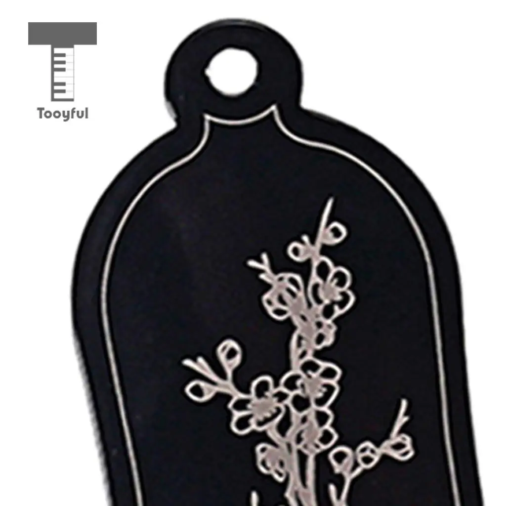 Tooyful Durable DIY Alloy Flower Pattern Truss Rod Cover Set for LP Electric Guitar Replacement Parts