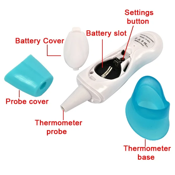 KEBETEME термометр Монитор для здоровья детский цифровой ЖК-дисплей для взрослых ребенок лоб ухо ИК инфракрасный термометр для младенцев ребенок взрослый Чи