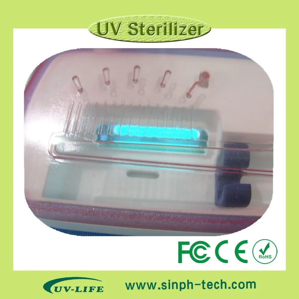 Портативный Дорожный Чехол для зубной щетки высокого качества UV-C легкая зубная щетка дезинфицирующее средство для рук