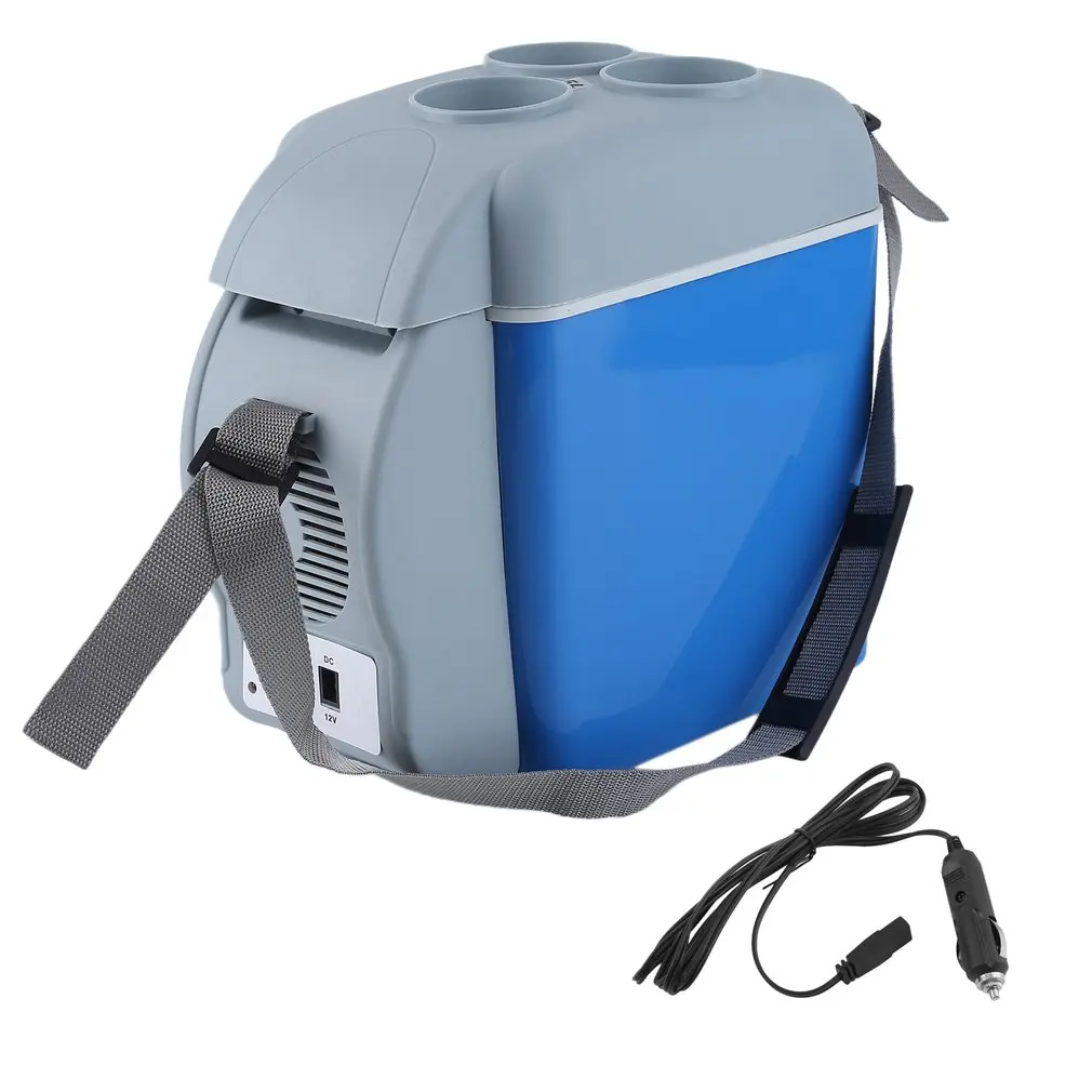 new7.5 L Portable Mini Large Capacity Car Cooler&Warmer Heating Cooling 12V Electric Fridge Travel Refrigerator Box With Strap new7.5 L Portable Mini Large Capacity Car Cooler&Warmer Heating Cooling 12V Electric Fridge Travel Refrigerator Box With Strap