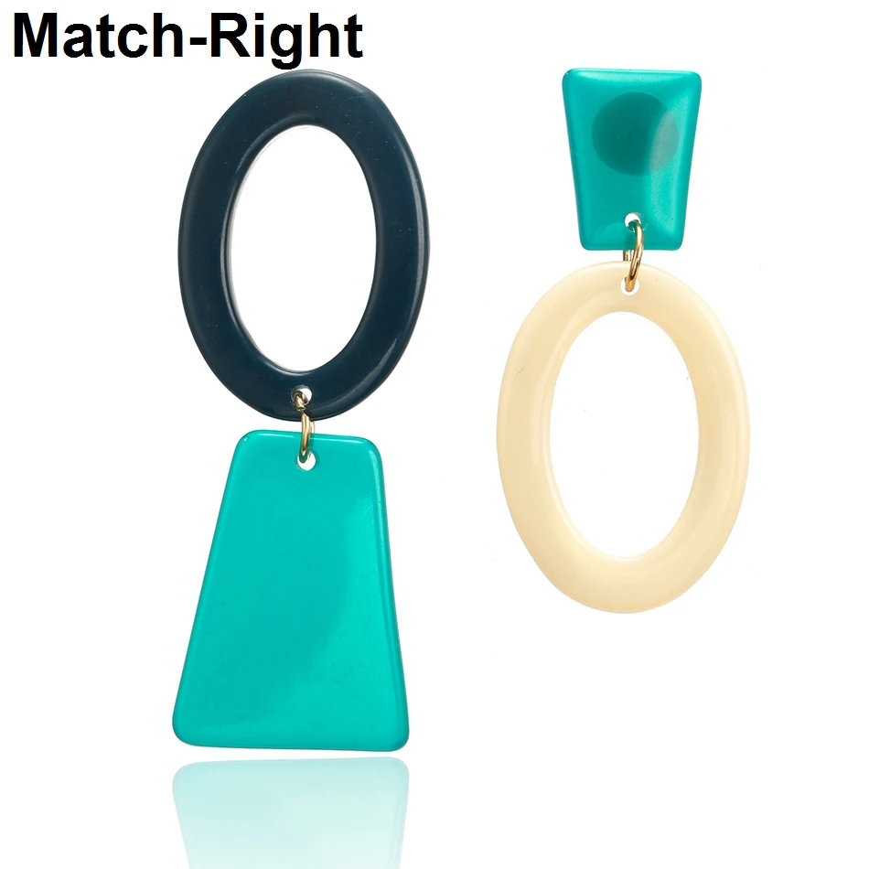 

Match-Right Trendy Earrings for Women Charm/Geometric/Asymmetry/Cute/Korean/Drop/Statement Earrings Women Jewelry Female SP589