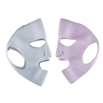 

Reusable Silicone Face Mask Cover Prevent Mask Essence Evaporation Speed Up Better Absorption Moisturizing Facial Mask Cover