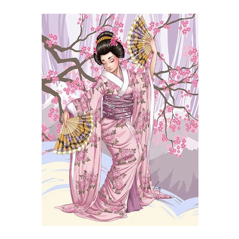 Japanese Kimono Woman