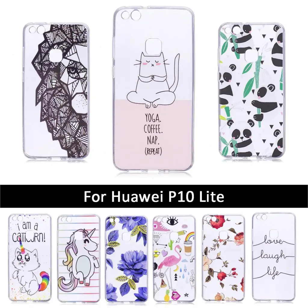 Новый роскошный чехол для Huawei P10 Lite мягкий силиконовый из ТПУ huawei P10Lite чехлы