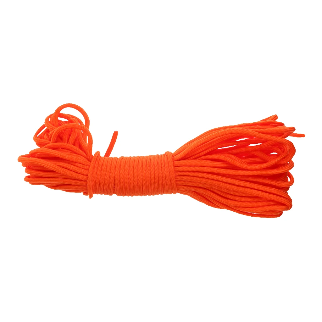 100ft Life Saving Rope Reflective Float Line Snorkeling Water Survival Tool 
