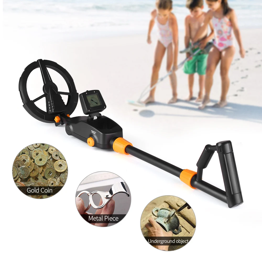 

KKmoon Children Underground Metal Detector Lightweight Treasure Hunter Handheld Gold Detector with Waterproof Search Coil