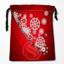 TF& 122 Новая Рождественская елка#! 1 пользовательский напечатанный получить мешок степень сжатия сумки на шнурке размер 18X22 см#812# 122wy