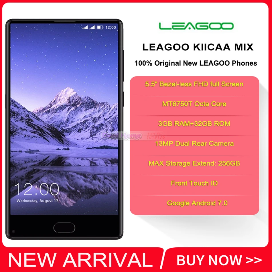 В наличии! LEAGOO KIICAA MIX 5 &quotполный Экран 4 г MTK6750T Octa Core 3 ГБ Оперативная память 32