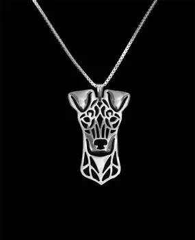 

DANGGAO fashion Newest Handmade Hollow Standard Manchester Terrier pendant Necklace women Dog charm Jewelry Pet Lovers Gift Idea