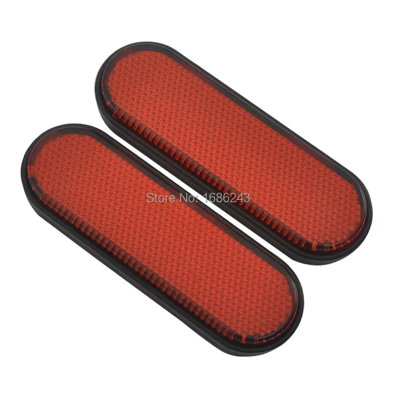 

Universal Self Adhesive Tape Reflector Stick On Reflective Plate Sticker Fits For UTV ATV Truck Scooter Motorcycle Bike Red