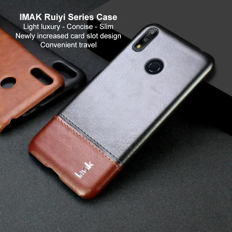 IMAK Ruiyi серия Роскошная кожа из искусственной кожи чехол для Asus Zenfone Max Pro (M2) ZB631KL
