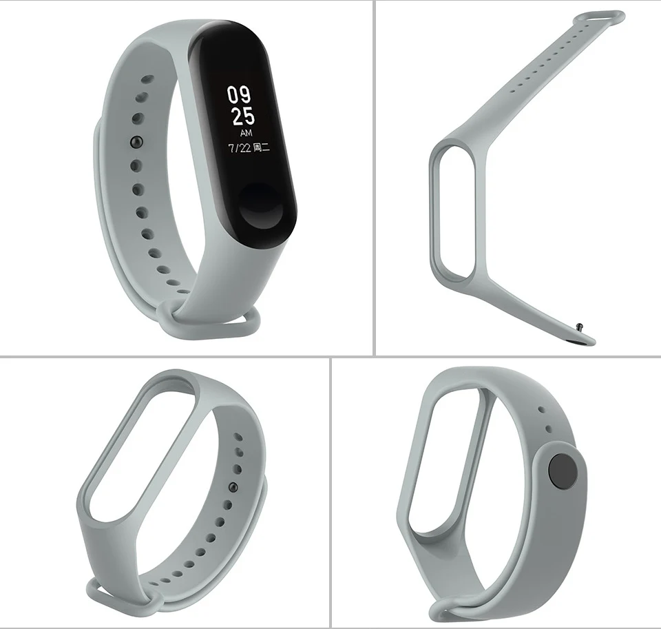 Мягкий ремешок для Xiaomi Mi Band 4 смарт-браслет аксессуары для Xiaomi Mi Band 3 ремешок для смарт-браслета для Xiaomi Mi band 4 3 браслет