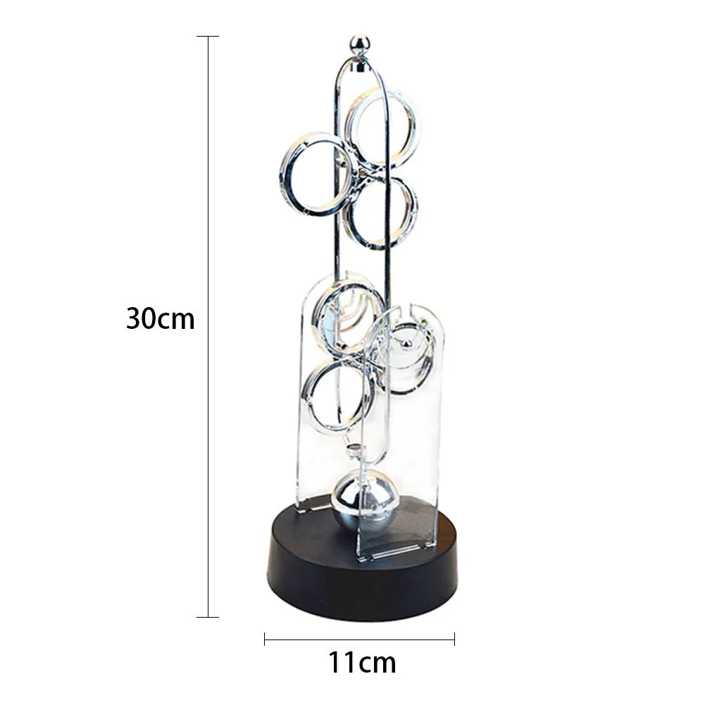 Крестовый металлический электромагнитный маятник постоянный инструмент модель домашнего офиса рабочего стола миниатюры украшения подарок для бойфренда
