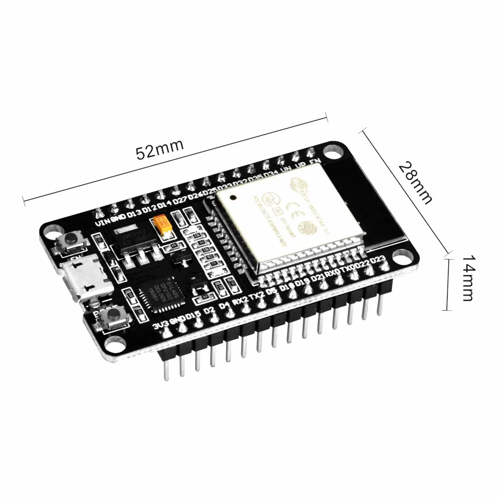 ESP32 ESP-32 ESP32S ESP-32S CP2102 беспроводной WiFi Bluetooth макетная плата Micro USB двухъядерный усилитель мощности фильтрующий модуль