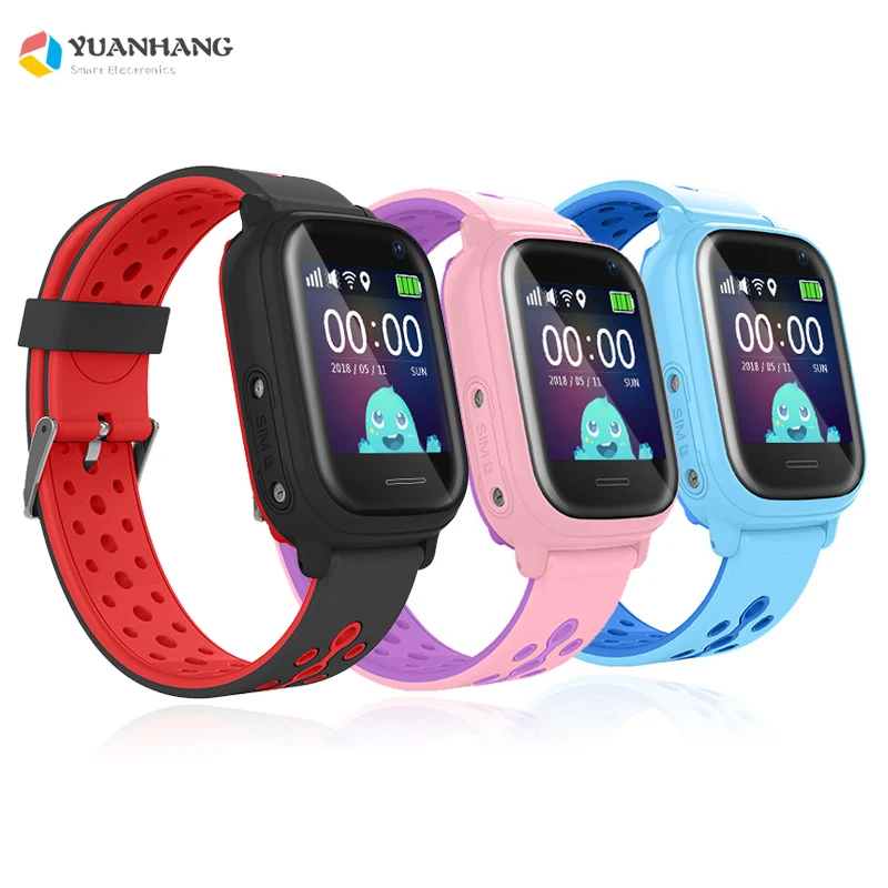 

2019 New IP67 Waterproof Smart Safe GPS Wifi Location SOS Call Monitor Camera Wristwatch Finder Tracker Kids Child Phone Watch
