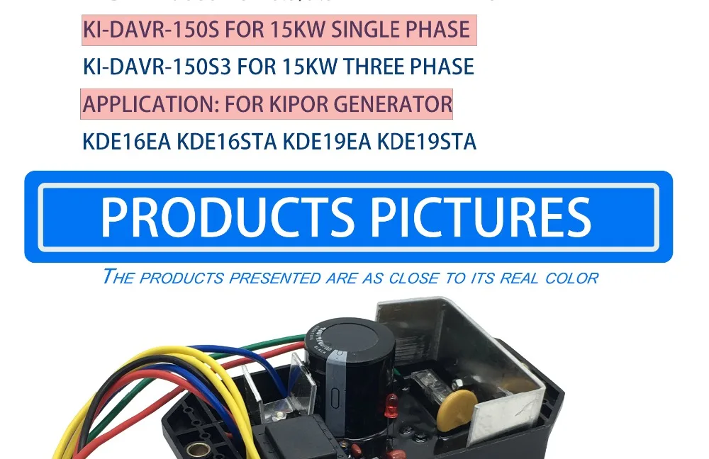 para Kipor Kama Monofásico Gerador AVR