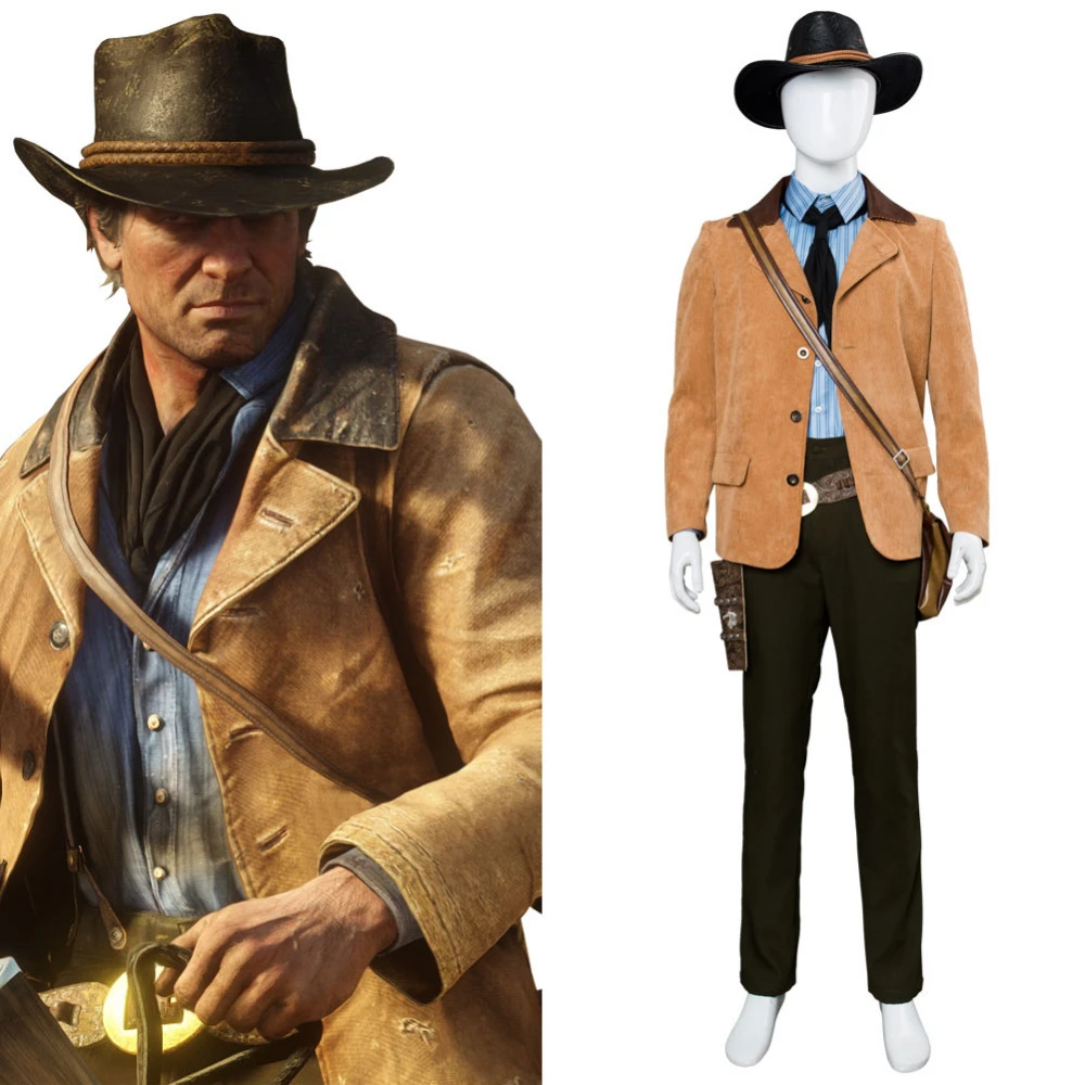 Cosonsen Red Dead Redemption II Arthur Morgan Cosplay Costume Outfits All Sizes