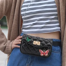 Engyee Для женщин поясная сумка с бабочкой Последняя Мода Талия пакеты дорожный футляр пакет многофункциональный Для женщин мини-сумка Bolsa