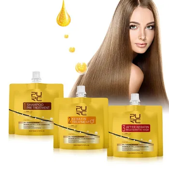 

hair smoothing treatment No Fomalin No Irritation No Smoke Repair and Straighten Hair Care Treatment Kit