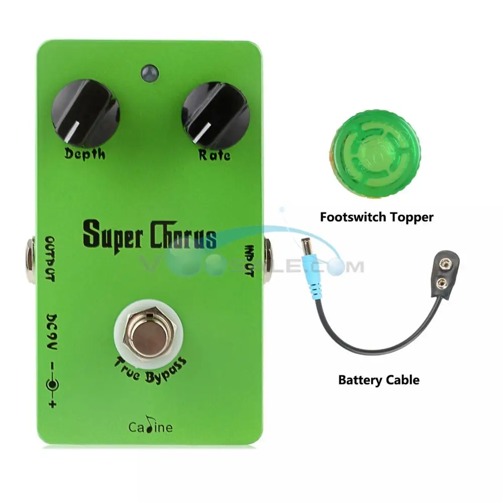 

Caline CP-13 Super Chorus Guitar Effect Pedal True Bypass Design Guitar Accessories Aluminum Alloy Housing Pedals Guitar Parts