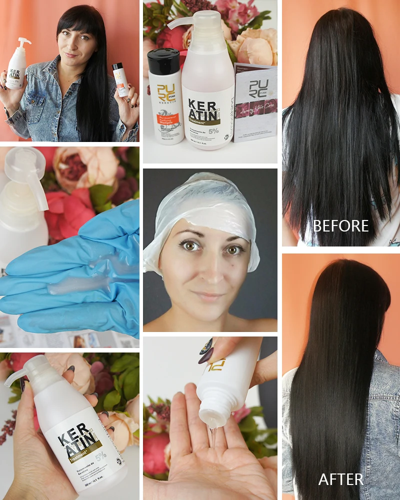 Purc 8% Formalina на кератиновых пластинах, Brasil кератиновое лечение 100 мл очистки шампунь для ухода за волосами для изготовления сверкающих разглаживания