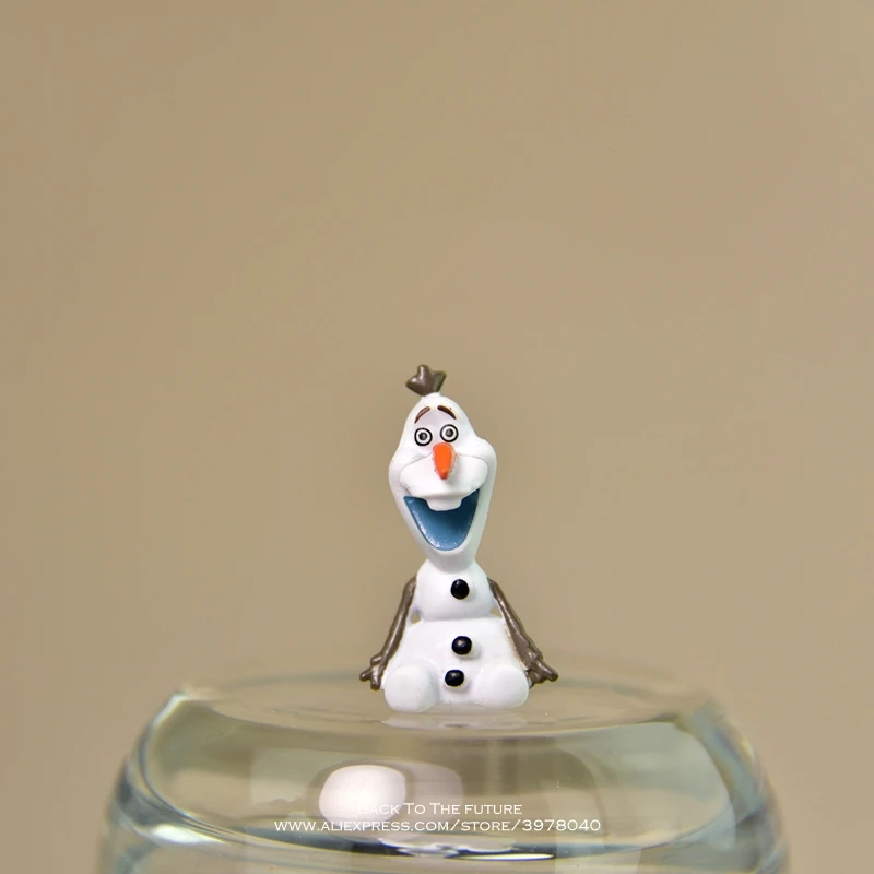 Disney Frozen Эльза принцесса снеговик 3 5 см фигурка осанка аниме украшение