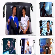 Пользовательские Уилл Смит мешки Drawstring печати Путешествия хранения мини-сумка Плавание Пеший Туризм игрушки мешок Размеры 18x22 см#180412-11-39