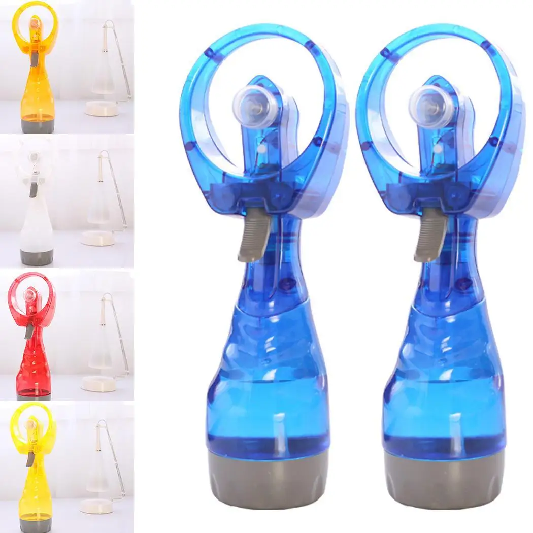 

Portable Summer Cooling Handheld Mini Spray Fan USB Rechargeable Night Light Fan Air Cooler Air Conditioning Fans Cooling