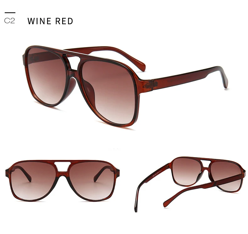 Who Cutie, негабаритные солнцезащитные очки-авиаторы для женщин, фирменный дизайн, черепаховая оправа, модные авиационные солнцезащитные очки, оттенки OM788