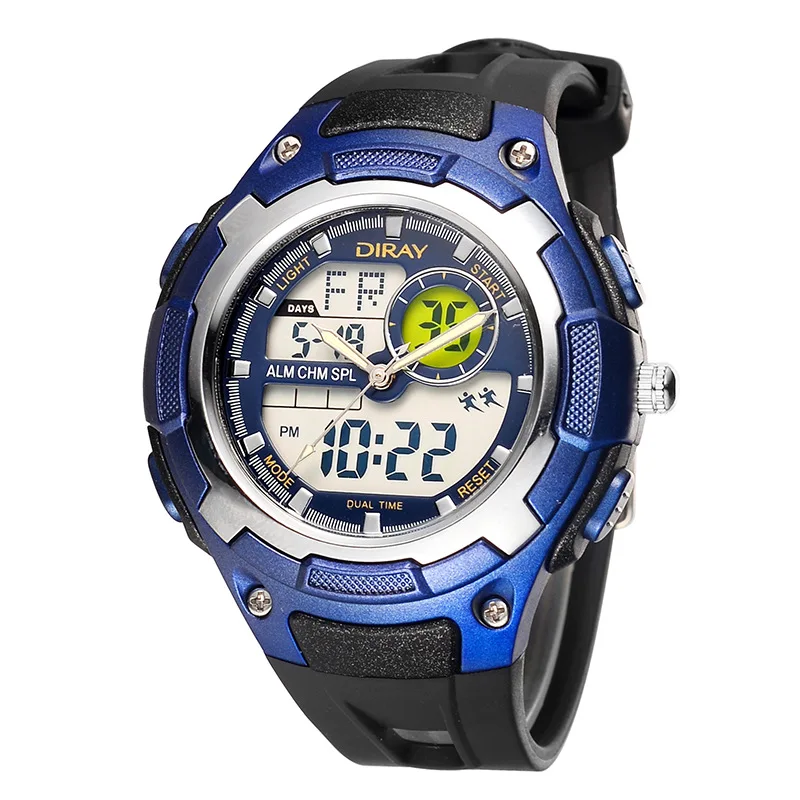 

relogio masculino 2019 DIRAY Top Brand Luxury Sport Watch Men Watch Fashion Display Digital Watch Waterproof LED Watches Clock