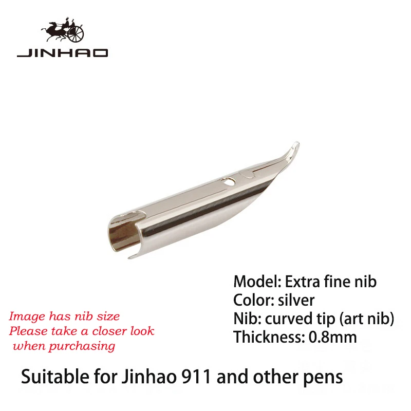 Jinhao 599a канцелярские принадлежности для бизнеса и офиса, высокое качество, подарочная ручка для каллиграфии, чернильная ручка для каллиграфии, можно настроить логотип - Цвет: 599BJTX0.8mm yige