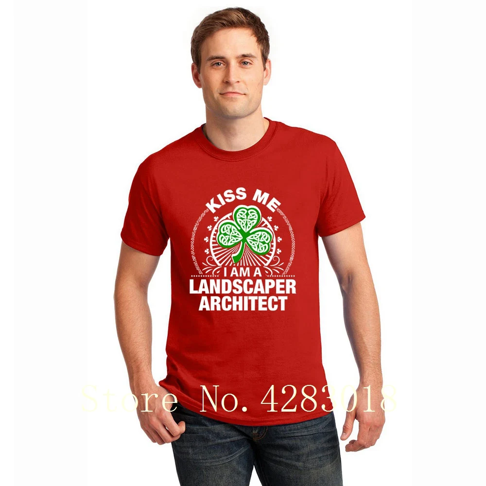 I m A Landscaper Architect Kiss Me T-Shirt For Men Short Sleeve Letters Humor T-Shirt Summer Camisetas Size S-3xl Funky Tee Top I m A Landscaper Architect Kiss Me T-Shirt For Men Short Sleeve Letters Humor T-Shirt Summer Camisetas Size S-3xl Funky Tee Top
