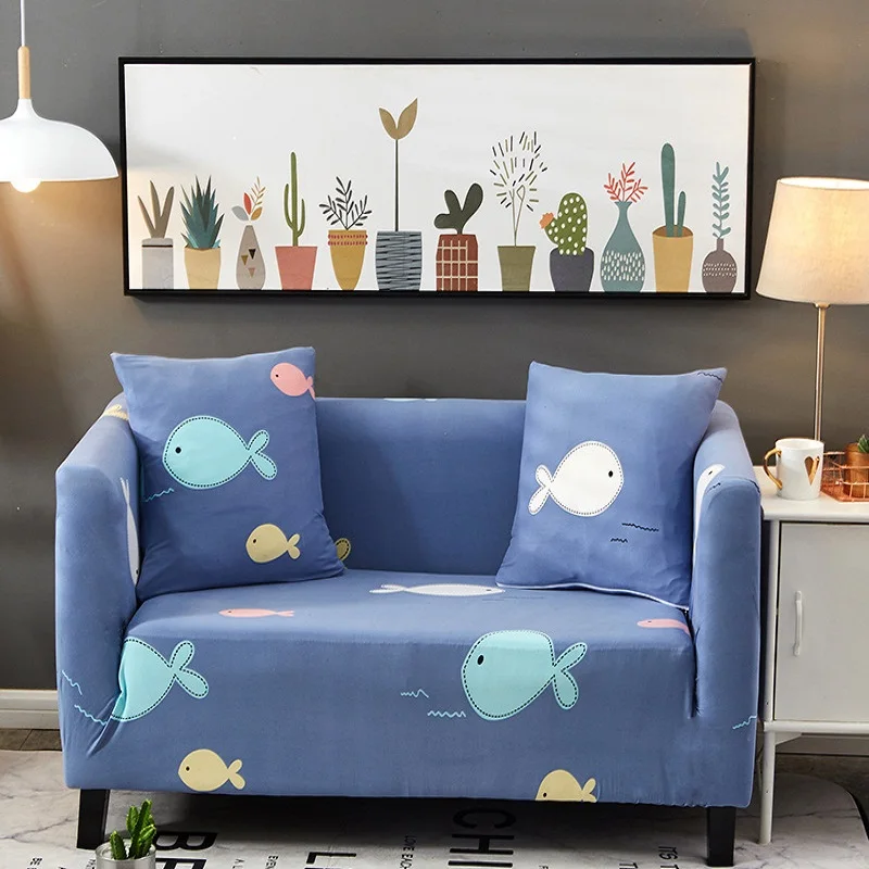 

WLIARLEO Big Elastic Sofa Cover All-inclusive Floral Corner Sofa Covers Europe Sofa Slipcover For 1/2/3/4 seat Cheap Couch cover