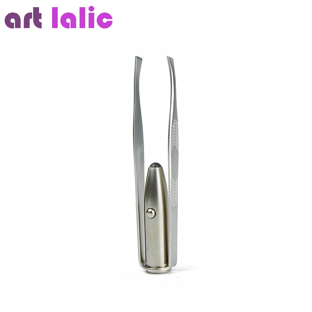 LED Lighted Eyebrow Tweezers, Precise and Illuminated Beauty Tool for Brow Shaping