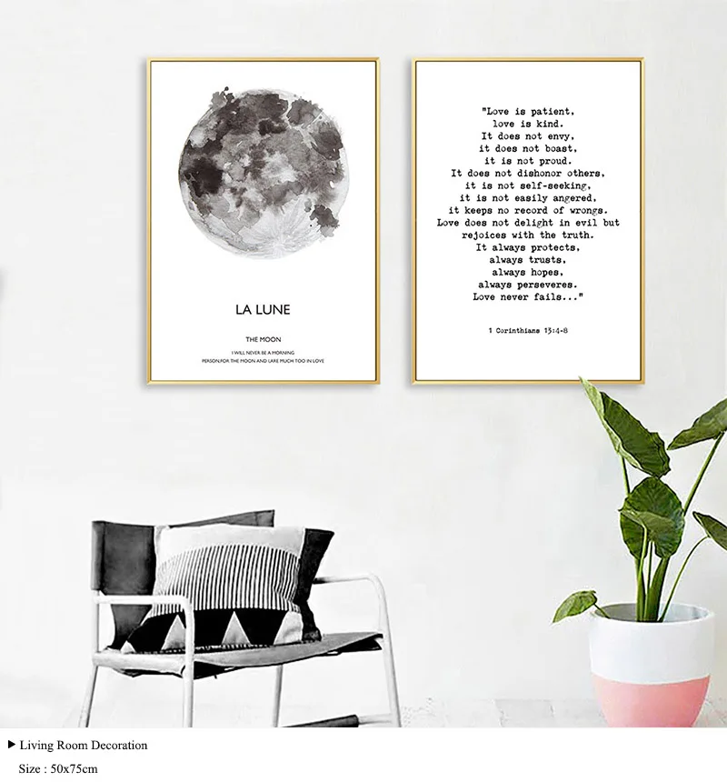 Heart-longing-Wall-Art-Prints-and-Posters-Nordic-Ins-Canvas-Painting-for-Living-Room-Decoration-Wall -