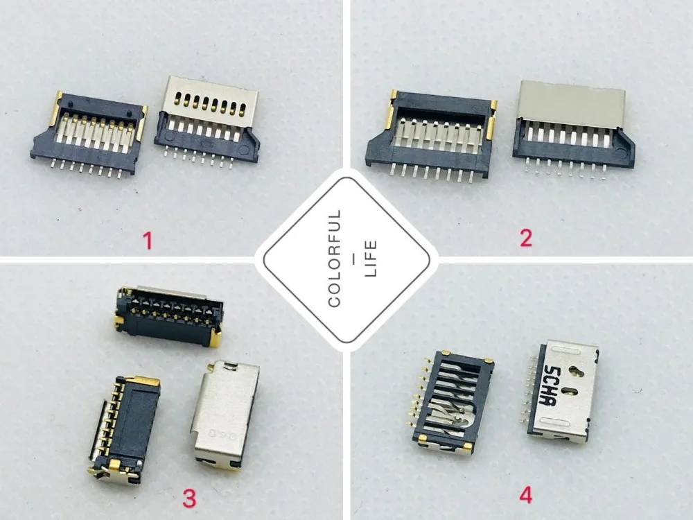 

8/9pin Coolpad Domestic Smartphone PC Tablet Laptop Micro TF/SD Card Slot Tray Adapter Holder Reader Socket Connector FFC Repair