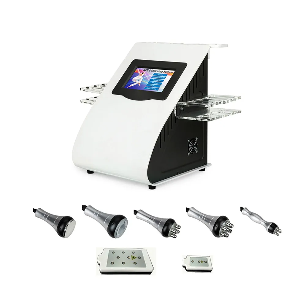 

6 in 1 40K Ultrasonic Cavitation Ultrasound Radio Frequency RF Vacuum Body Contour Fat Loss Dissolve Slimming Beauty Machine