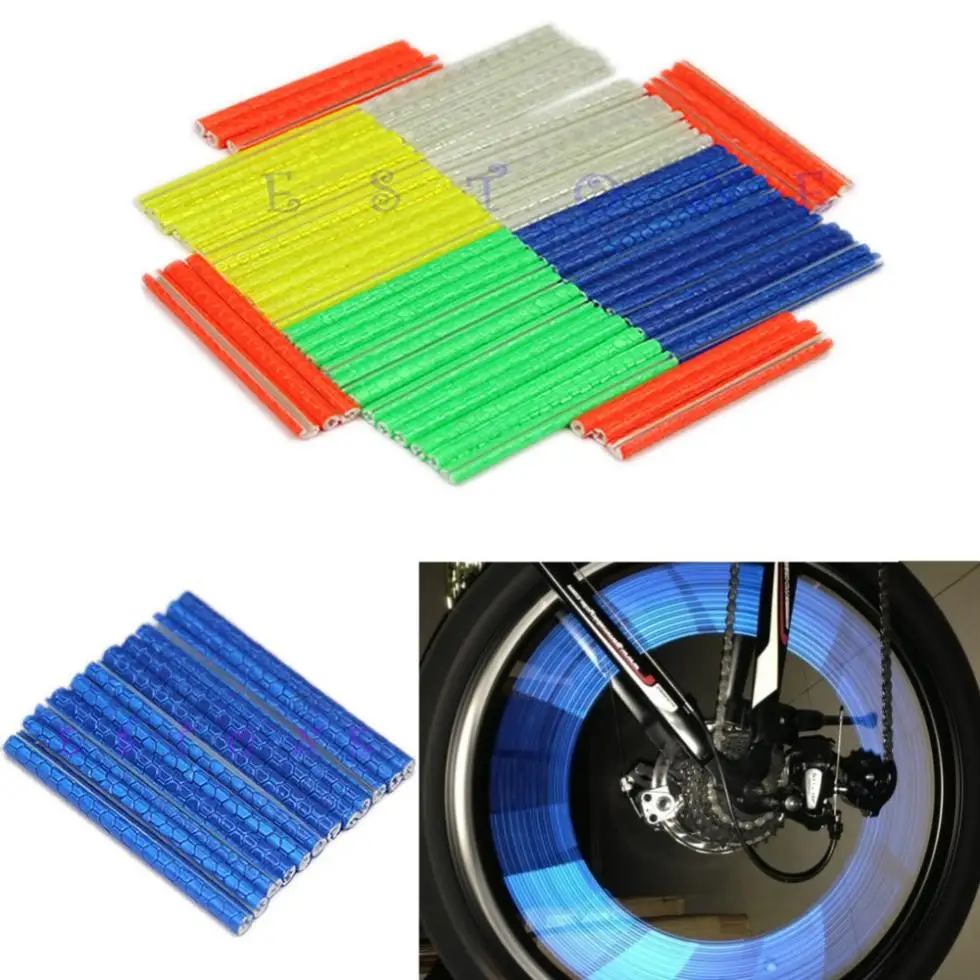 

12pcs Bike Riding Bicycle Wheel Spoke Reflector Reflective Mount Warning Light Hot Sale High Quality