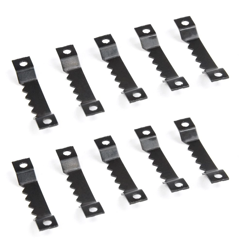 

100Pcs Double Hole Hanging Photo Frame Stable With Screws Saw Tooth Hanger Multi Functional Metal Tools Decorative Home Hook Set