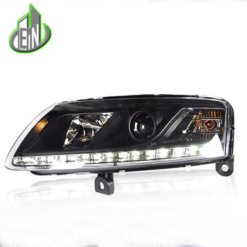 EN Styling For A6 C5 Headlights 2005 2008 A6 LED Headlight DRL Lens