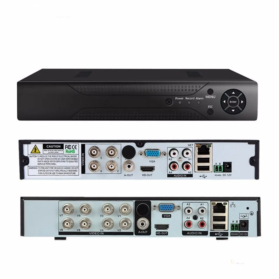 4channel AHD DVR+ 4 компл./лот Крытый видеонаблюдения Камера инфракрасный видео камера AHD 1/" 1.3MP водонепроницаемый Камера