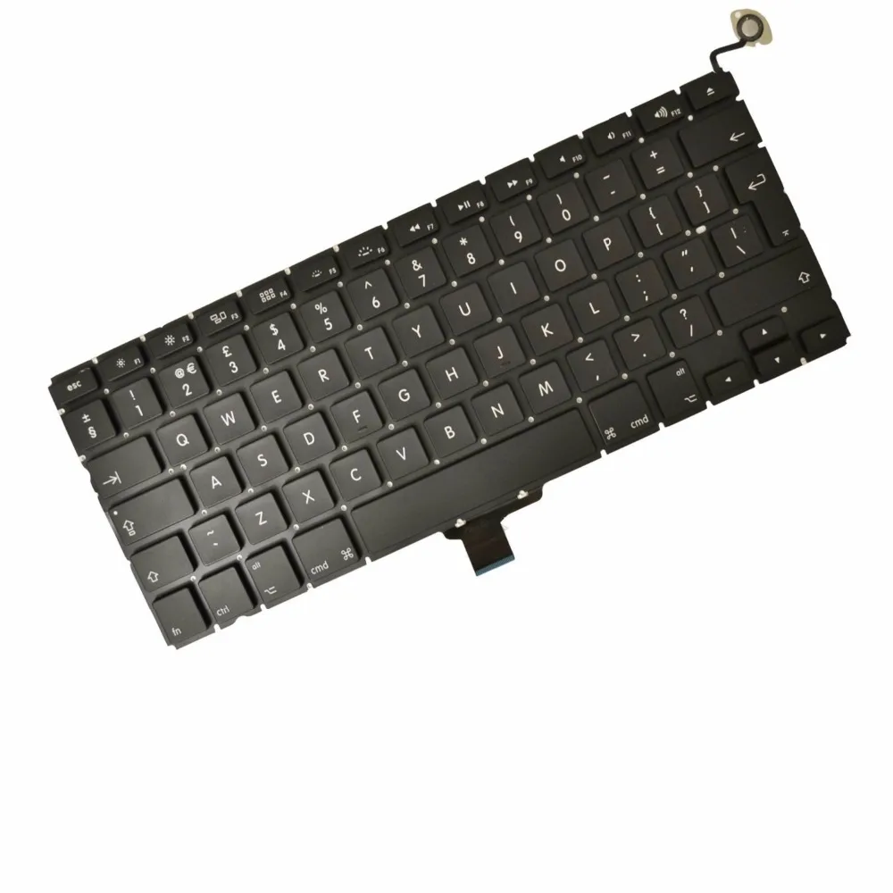 Новая клавиатура с английской раскладкой A1278 для Macbook pro Unibody 13 '' британской