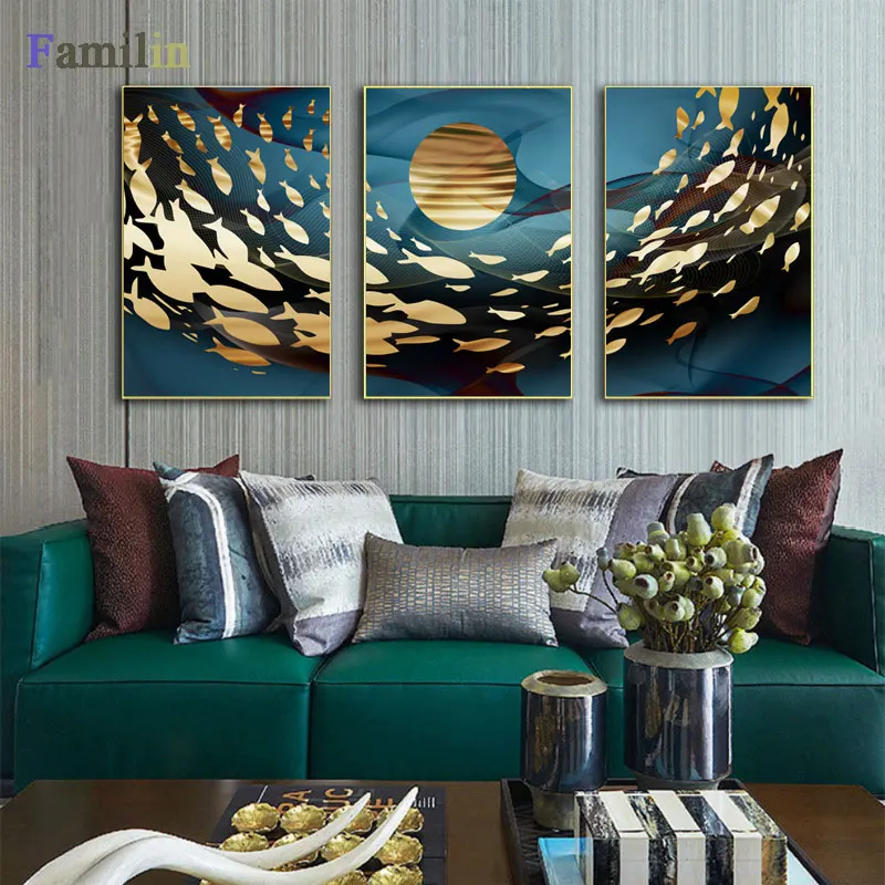 

Simple And Light Luxury Abstract Canvas Painting Nordic Posters Wall Art Print Pictures Home Decoration For Living Room