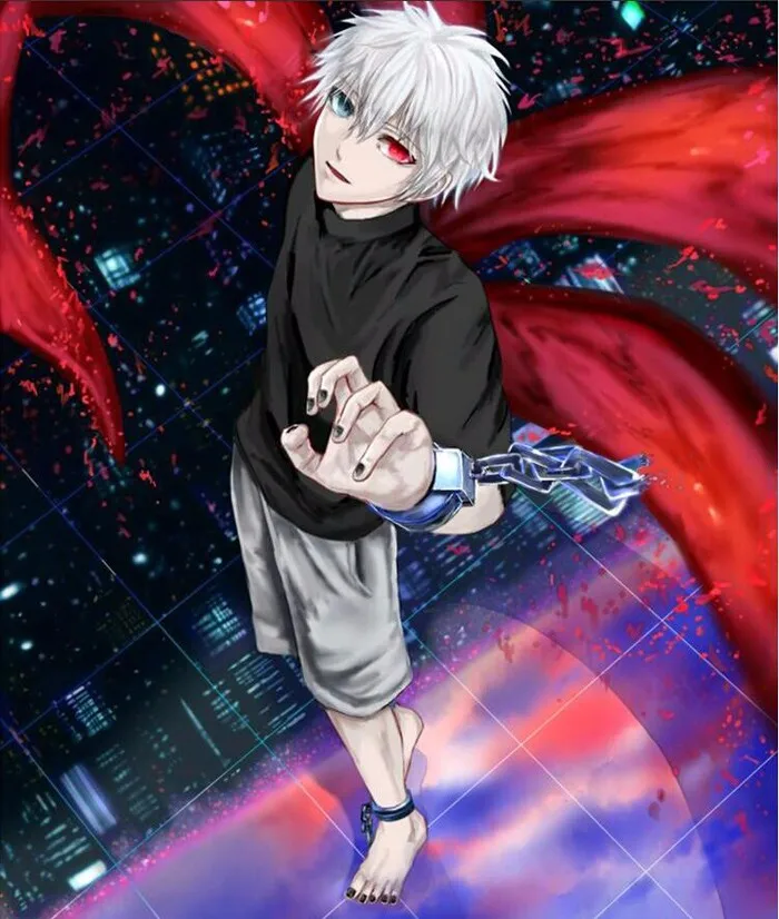 Аниме, Токио, вампиры Kaneki Ken, косплей костюм, топ+ шорты, костюм для вечеринки на Хэллоуин, костюм для косплея, костюм и парик