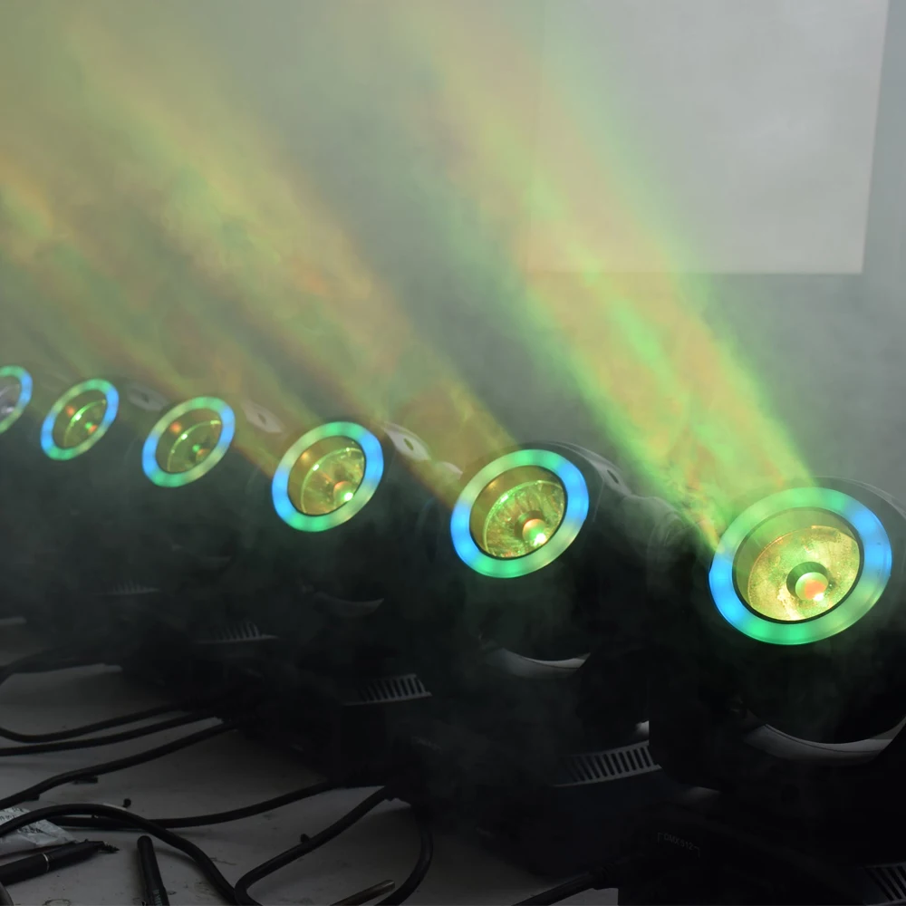 60 Вт Led 2в1 луч движущийся головной свет сценический с Halo Jeux De Lumieres Dj 4 шт./лот|Эффект