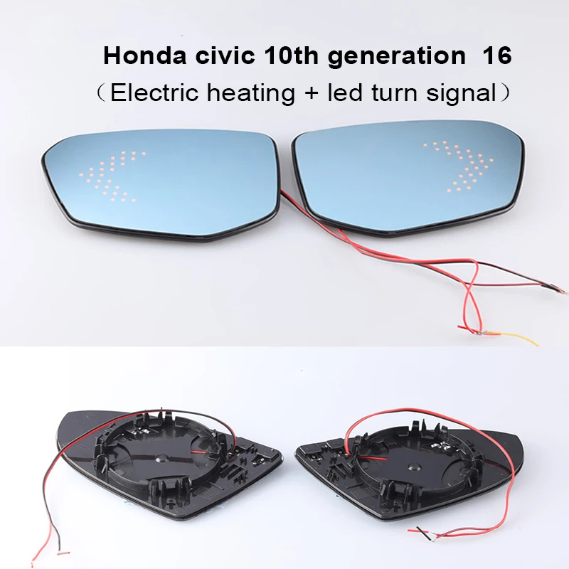 

AUDEW Newest Car Arc Blind Spot Rearview Mirror Vehicle 360 Spacious Angle Small Round Mirror Speaial For Honda for Civic 16