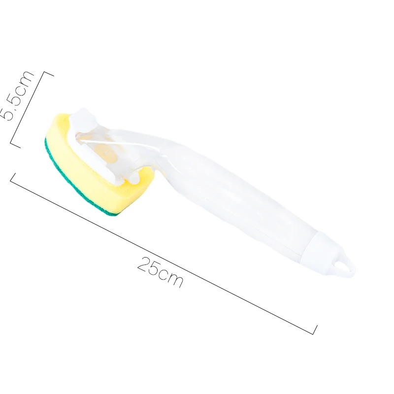 1 шт. скруббер полуавтоматический дозатор мыла губка для посуды с заправкой чистящие средства Чистящая щетка для мытья жидкого мыла