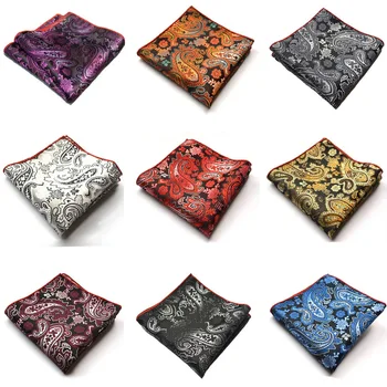 

Men Vintage Paisley Flower Handkerchief Pocket Square Wedding Party Hanky NEW BWTYX0507